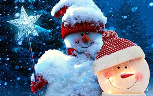 HutHomery Божиќ снежен човек Светла, Електрични Запалени Стакло Снешко Топката Ноќ Светлина Светилка со Дедо Мраз Шапка