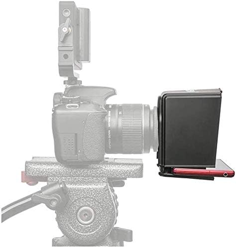 Bestview Т1 паметен Телефон Teleprompter со Далечински Управувач,за YouTube Интервју Teleprompter за Canon Nikon, Sony