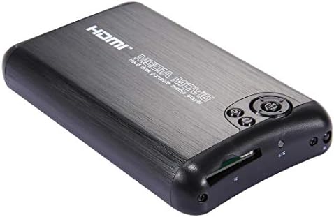 LIJUAN-НИ 1080P Додадете HD Алуминиум Школка Media Player со Меѓународна Контрола & HDMI Интерфејс, Поддршка за SD Картичка/USB