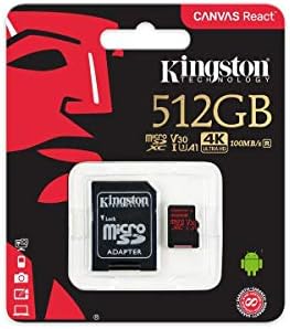 Професионални MicroSDXC 512GB Работи за LG Феникс 4Card Обичај Потврдена од страна на SanFlash и Кингстон. (80MB/s)