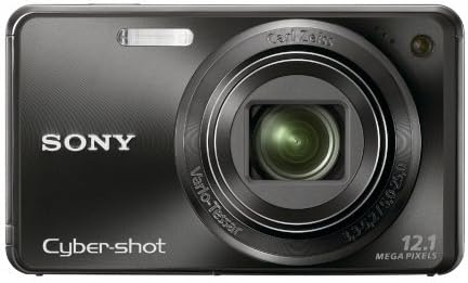 Sony Cyber-shot DSC-W290 12.1 MP Дигитална Камера со 5x Оптички Зум и Супер Стабилна Шут Слика за Стабилизација (Црна)