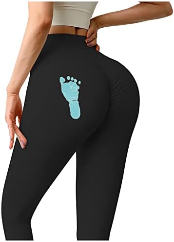 Јога Панталони за Жени Водат Високо Половината Тренингот Тесни-Фитинг Leggings Секси Задник Лифт Тенок Печатени Панталони