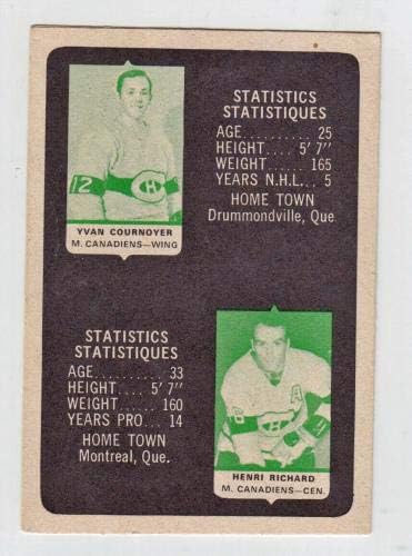 1969-70 OPC Четири-Во-Едно Книшка Монтреал Canadiens Хокеј Картичка EX+ - Непотпишана Хокеј Картички