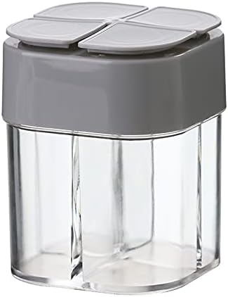 Condiment шишиња Леќата Кутија Кујна Складирање Gadgets, Организатор Транспарентен Пипер Зачин Shaker Сол Леќата Тегла