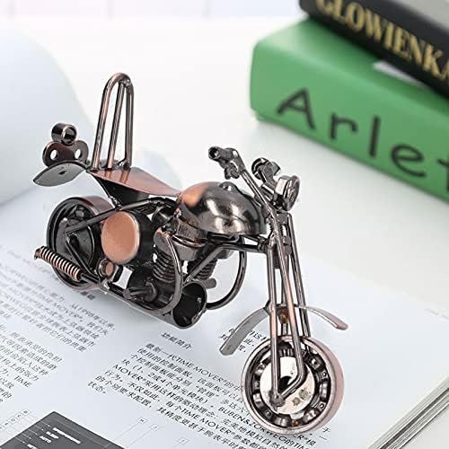 Мотоцикл Модел, 6.3 x 2.4 во Класична Симулација на Железо Метал Мотоцикл Figurine Колекционерски Уметничка Скулптура Мотор