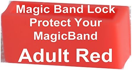Магијата Бенд Брави се Заштити вашиот Magicband (вклучува 2.0) Боја, Големина, & Количество Избор (Возрасни Црвено)