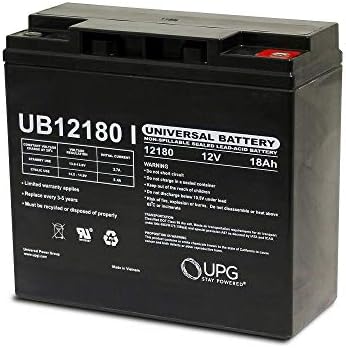 UPG UB12180 12V 18AH SLA Вметнете Терминал Замена, Компатибилен со LC-RD1217P LC-XD1217PG