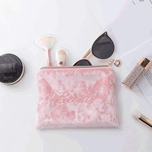 Козметички Шминка Caddy Сомот Шминка Торба За Жените Патување Патент Козметички Кеси Во Собата За Чанта Мултифункционален
