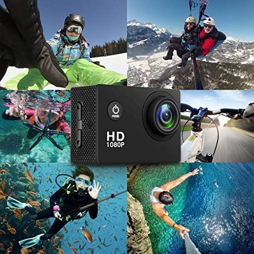 (Impoved) 4K HD WiFi Акција Камера DVR Cam DV Видео видео камера Водоотпорен Спортски Камера со Шлем Додатоци Комплет